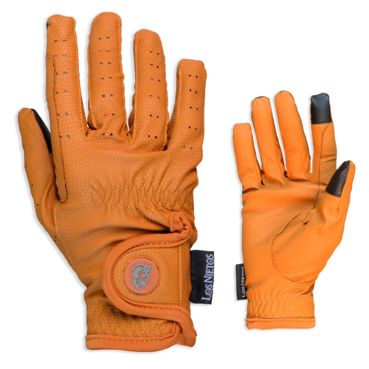 Luvas de Montaria Serino | Cor Camel | Equipamento para Cavalos | Selaria Los Nietos | Tradição Artesanal