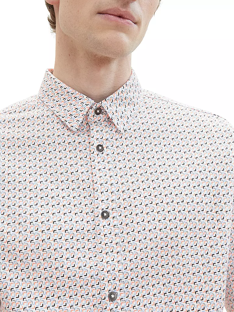 TOM TAILOR Hemd Fitted orange