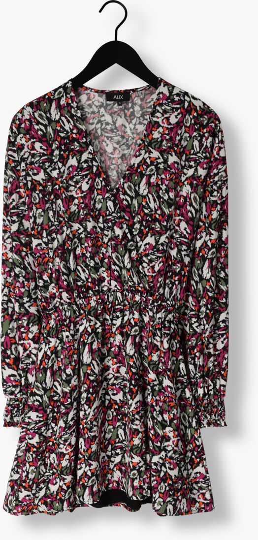 ALIX THE LABEL multi alix the label mini jurk ladies woven blurry flower wrap dress