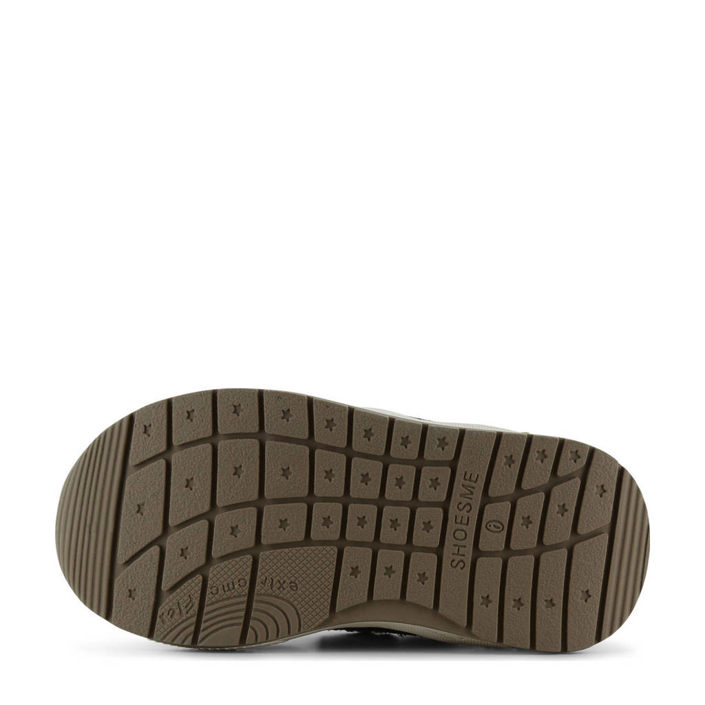 Shoesme leren sneakers zwart/goud