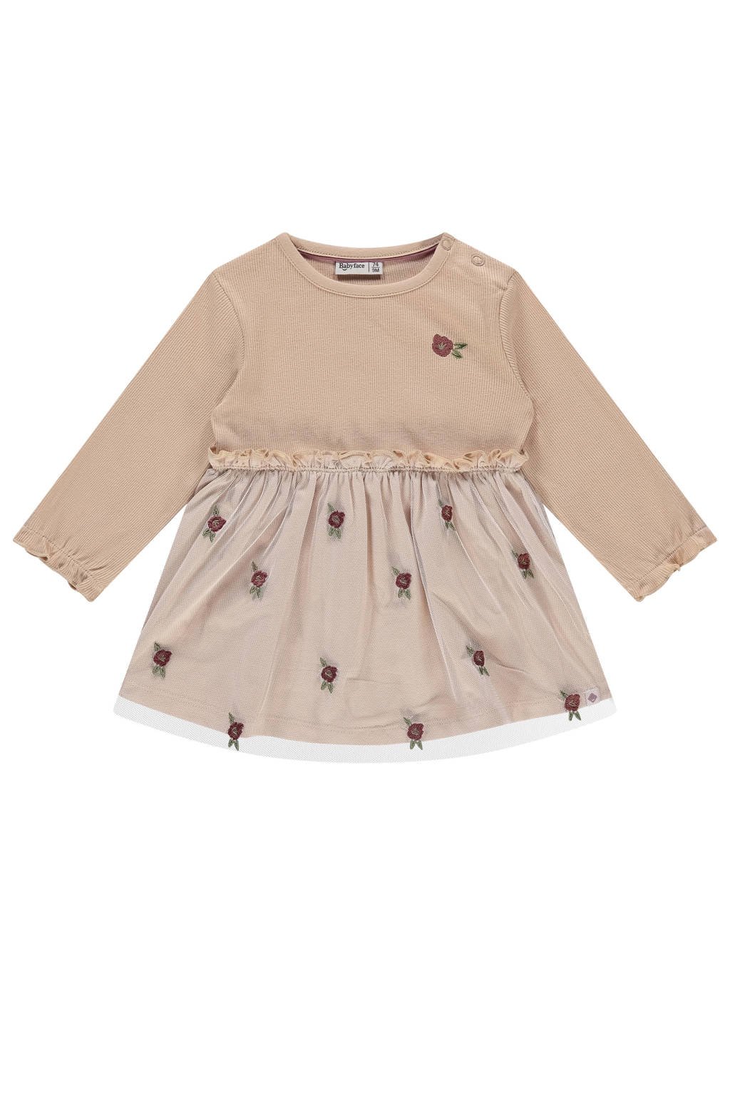 Babyface midi jurk ecru