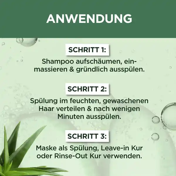 Shampoo Hair Food Aloe Vera Feuchtigkeitsspendend Normales- Trockenes Haar