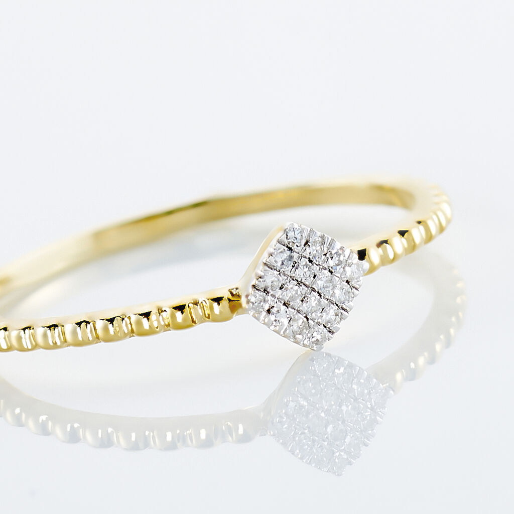 Bague Hanadi Or Jaune Diamant