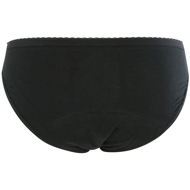 DIM Slip Lace Medium 36-38 schwarz mit Meshdetail 1 Stk