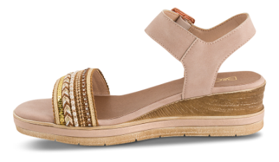 B&CO Damesandal med hæl Rosa 4213103465 | Skoringen