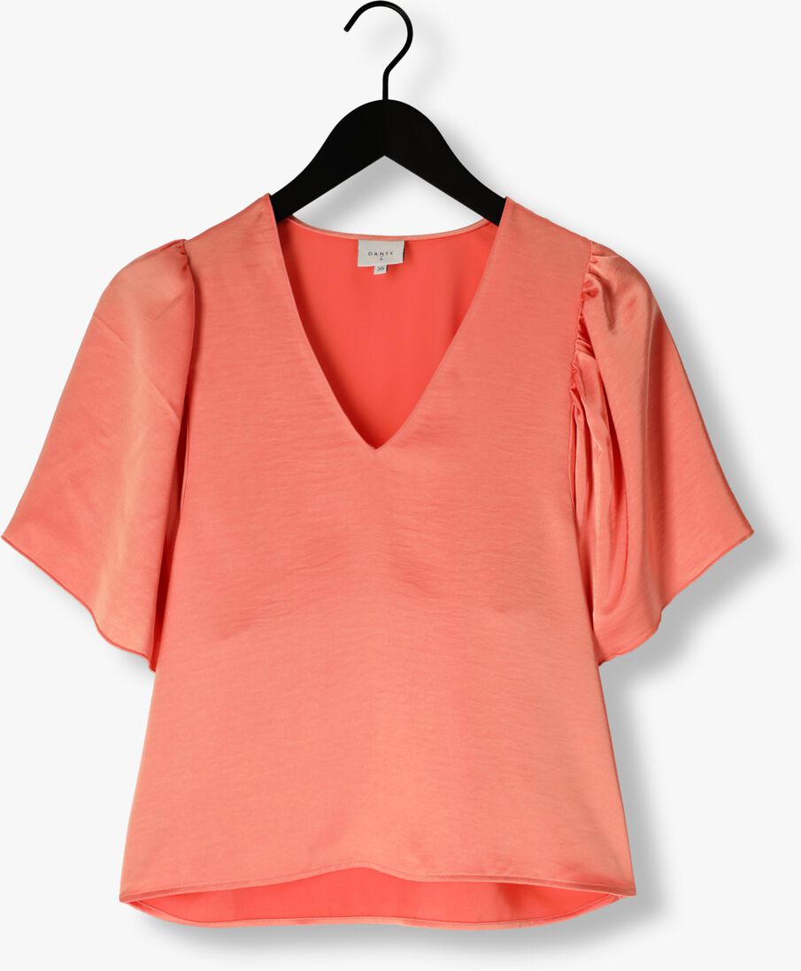 koraal dante6 t-shirt arvi  satin butterfly sleeve top