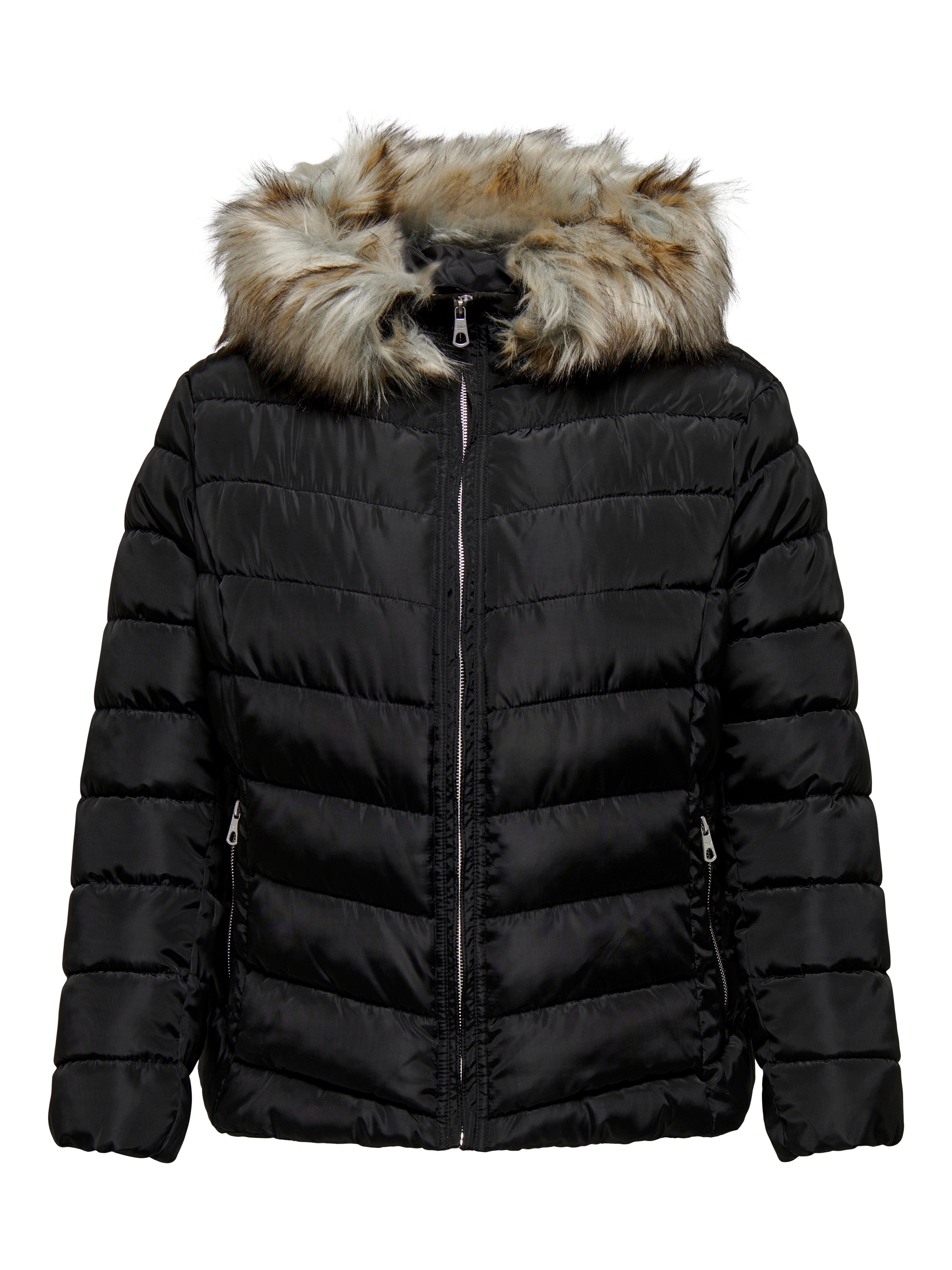 CARNEW Steppjacke Black