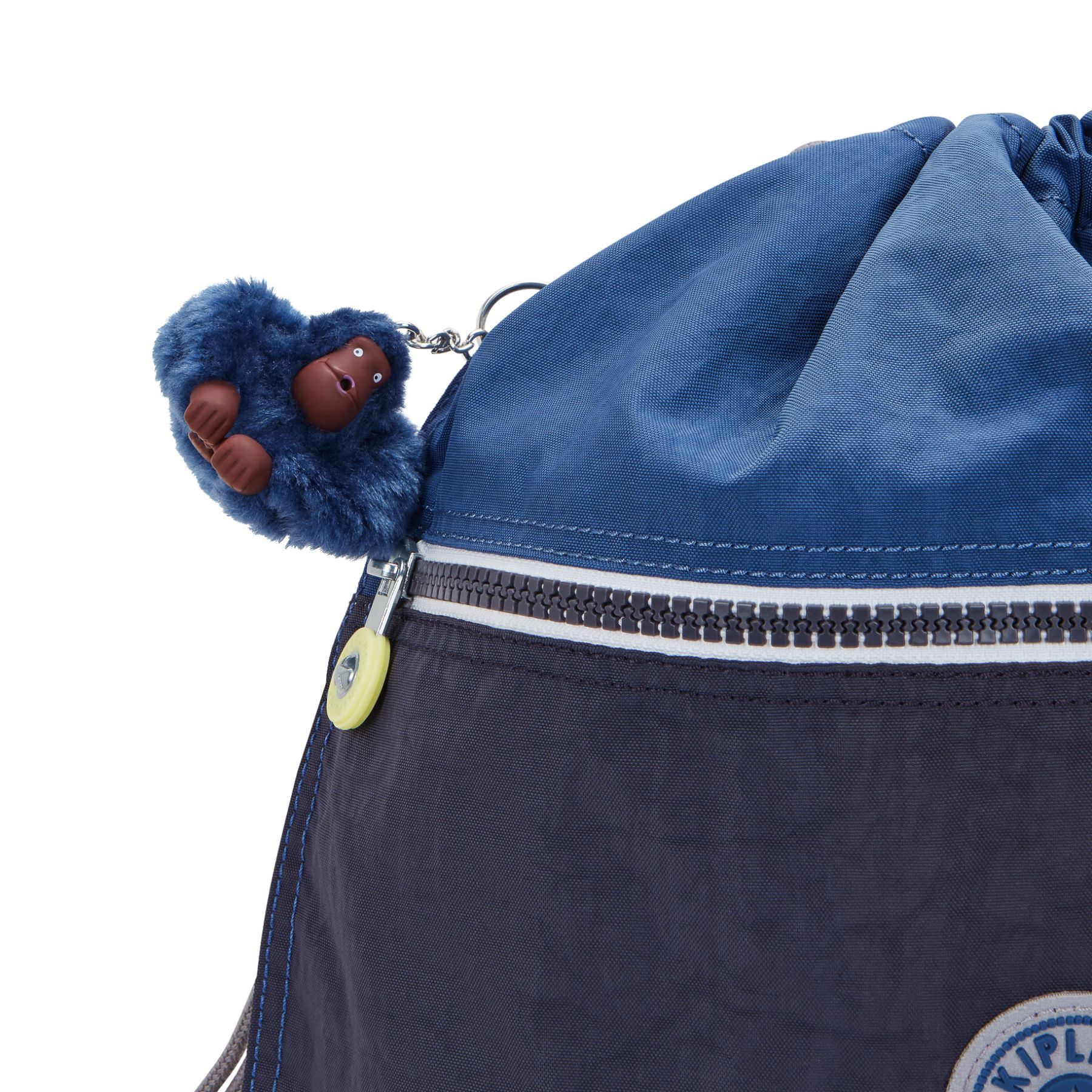 SUPERTABOO Sac moyen avec cordon de serrage - Fantasy Blue Block