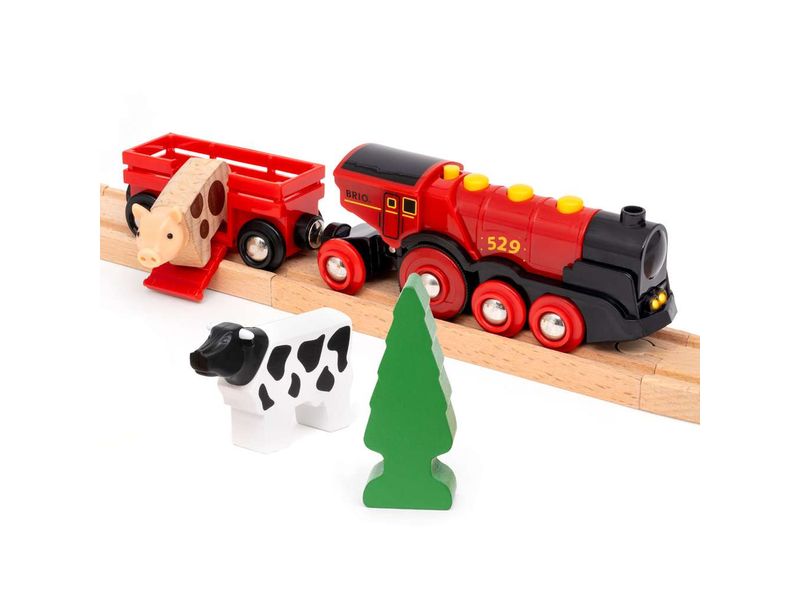 BRIO BRIO World Mighty Red Train Set Bauernhof-Zugset