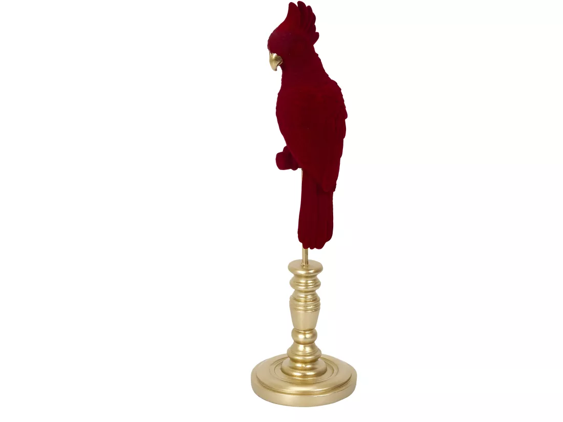 Perroquet décoratif en résine 37 cm