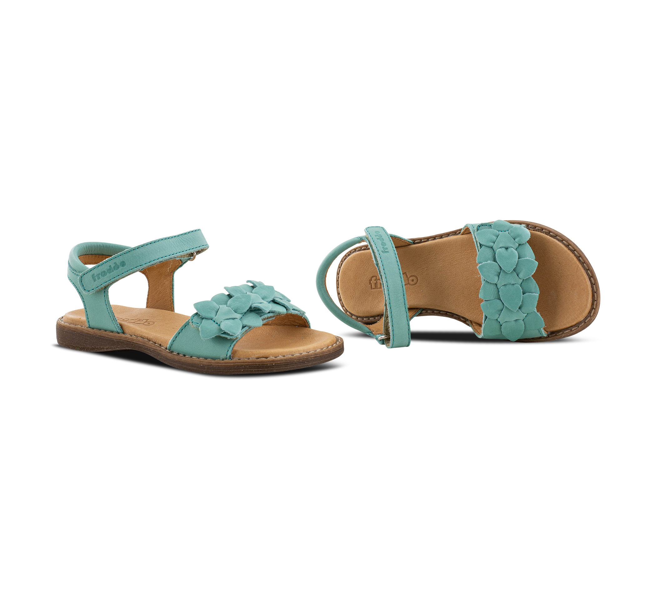 Froddo Lore Flowers - Offene Sandalen türkis