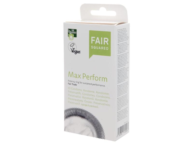 Fair Squared Kondome Max Perform 10 Stück Fair Trade Präservative