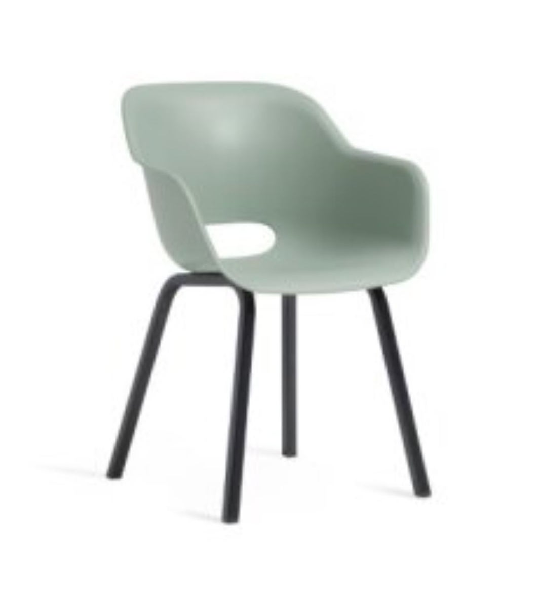 Keter Noa Tuinstoel - 2 stuks - 55x56,5x80cm - Metalen frame - Vintage Groen - Gerecycled plastic