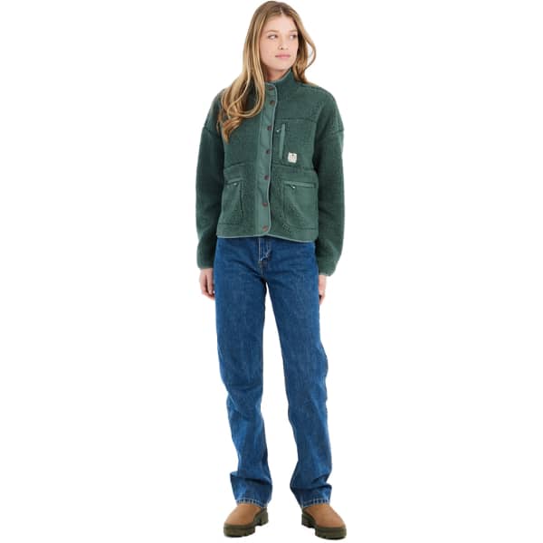 Veste polaire PROTEST PRTLUX OUTDOOR FULLZIPTOP W EVERGREEN