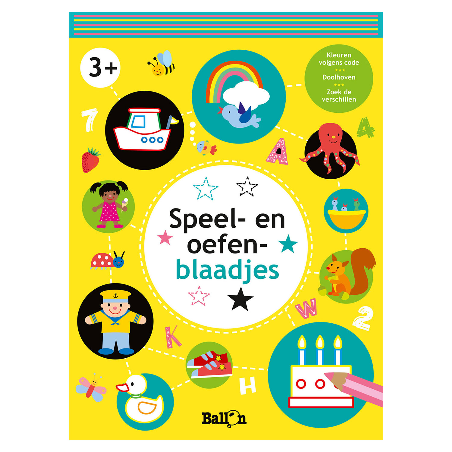 Speel- en Oefenblaadjes 3+ (Geel)
