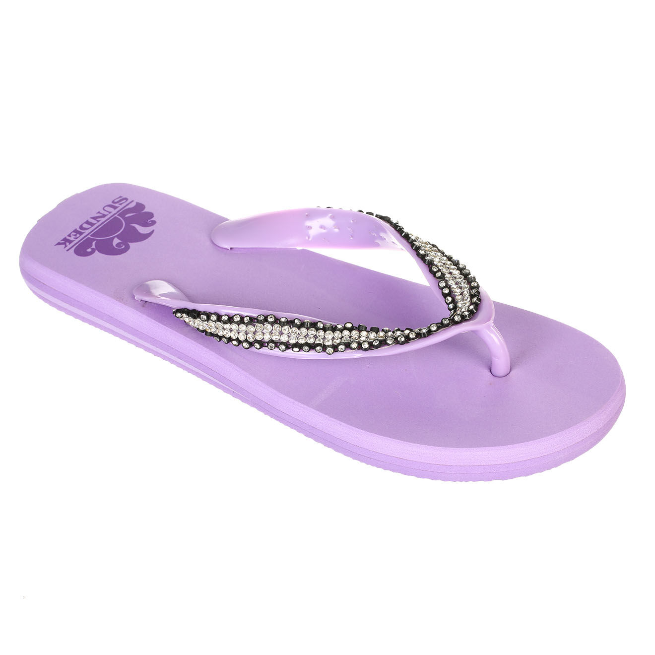 Sundek Sandales strassées lilas