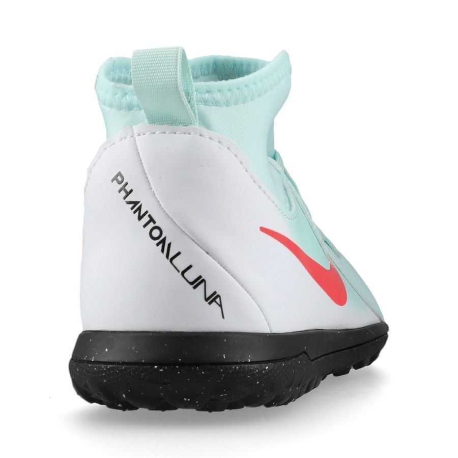 Nike Phantom Luna II Club TF Mad Energy - Turquoise/Atomic Red/Rouge Enfant