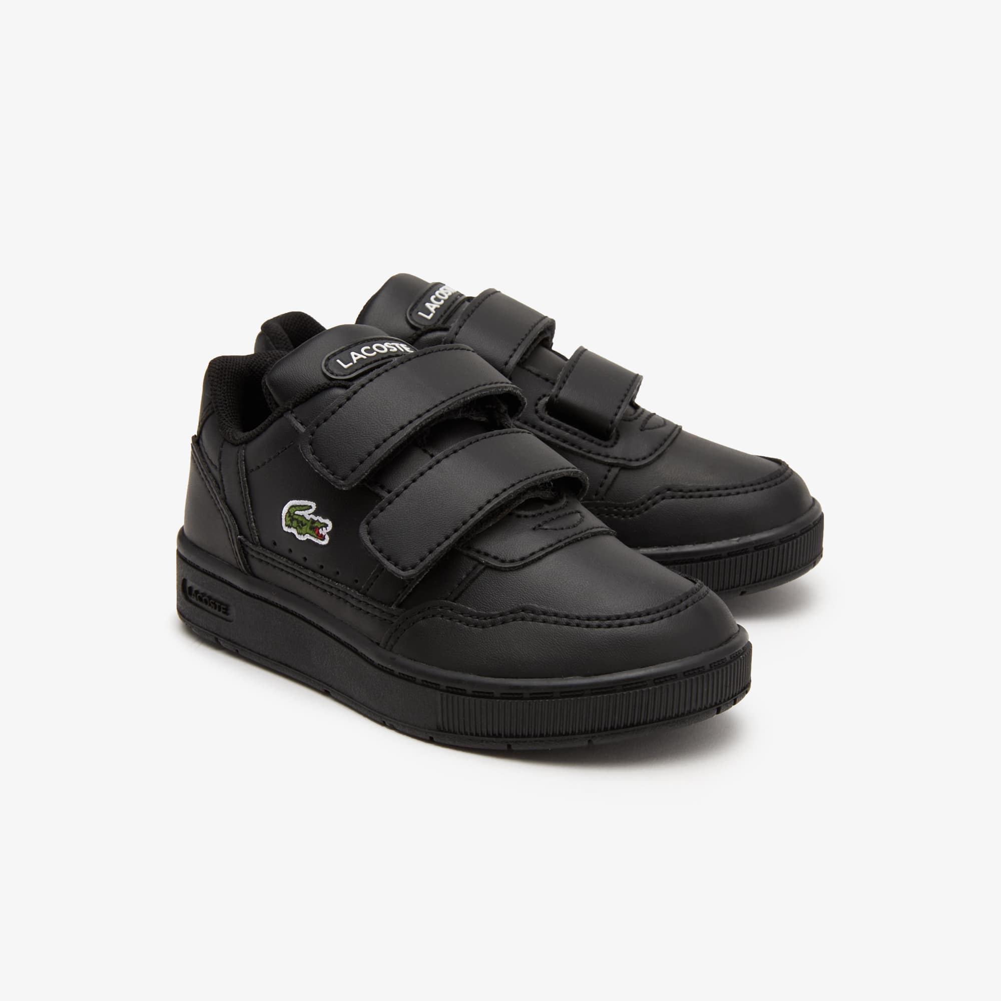 Sneakers T-Clip bébé Lacoste en synthétique avec détail coloré Chaussures - Noir - Lacoste - Enfant