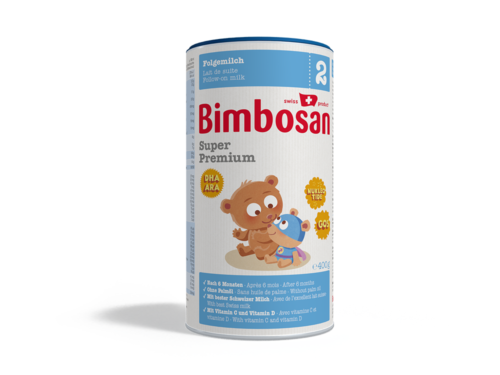 BIMBOSAN Super Premium 2 Folgemilch<br>400 g, Dose, Pulver
