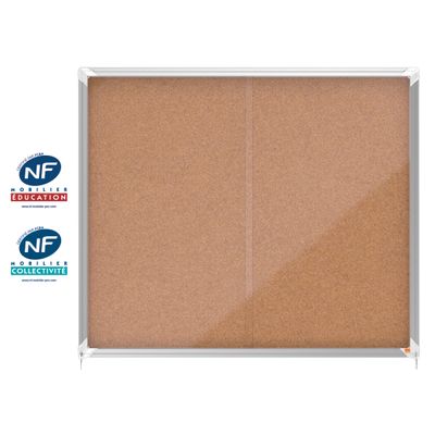 Nobo - Vitrine intérieure 15 A4 (1140 x 970 mm) - fond liège