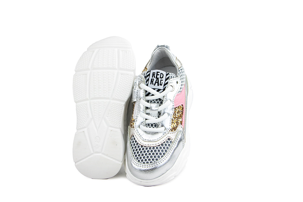 Red Rag Sneaker Silver Fantasy