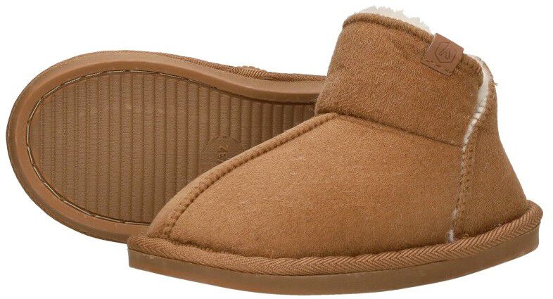 Apollo Kids Home Boots Suede cognac