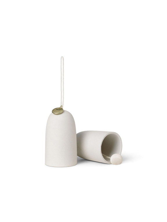 Ferm Living Bell Ceramic kerst ornament set van 2