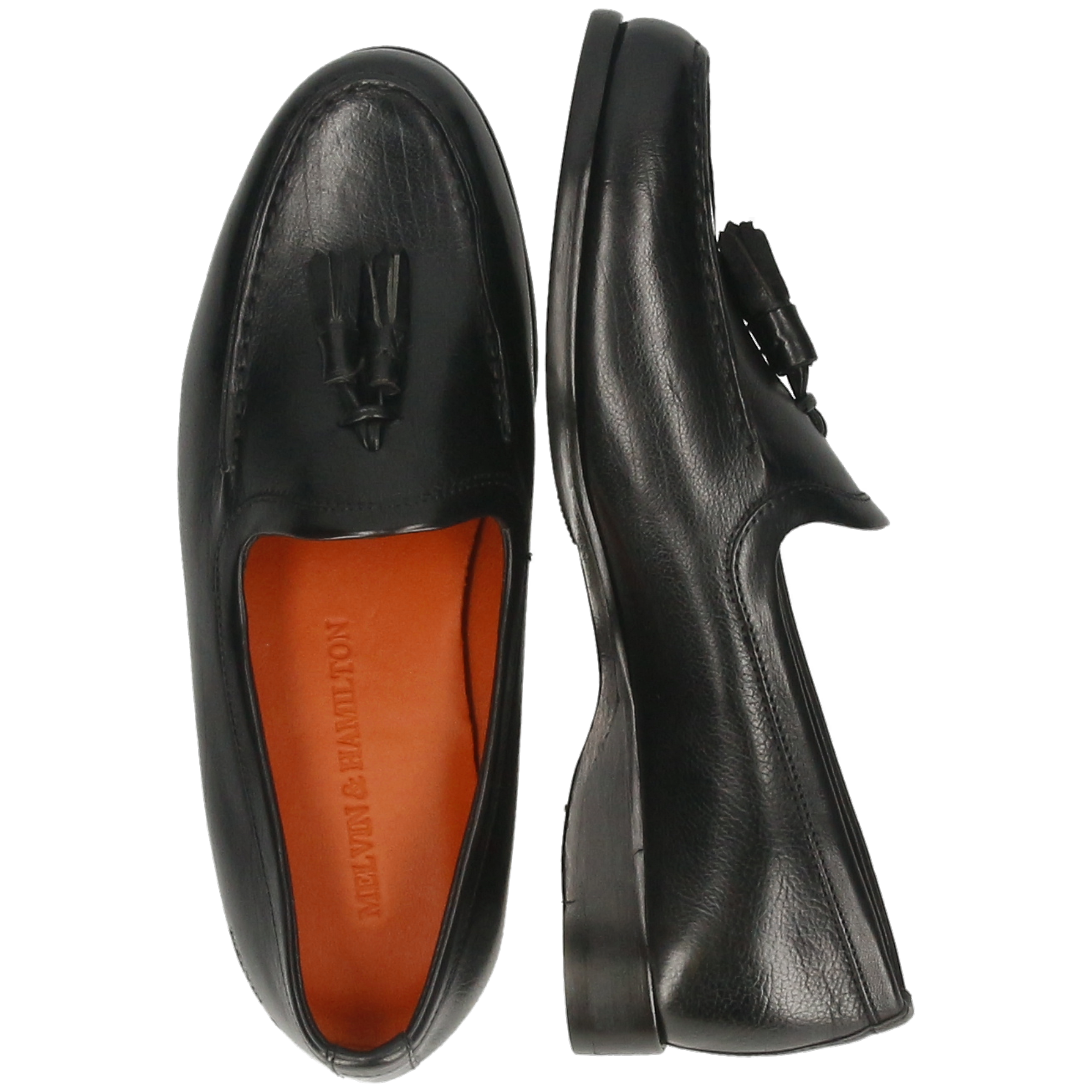 GIANNA 6 - Mocassins à talon plat | Noir