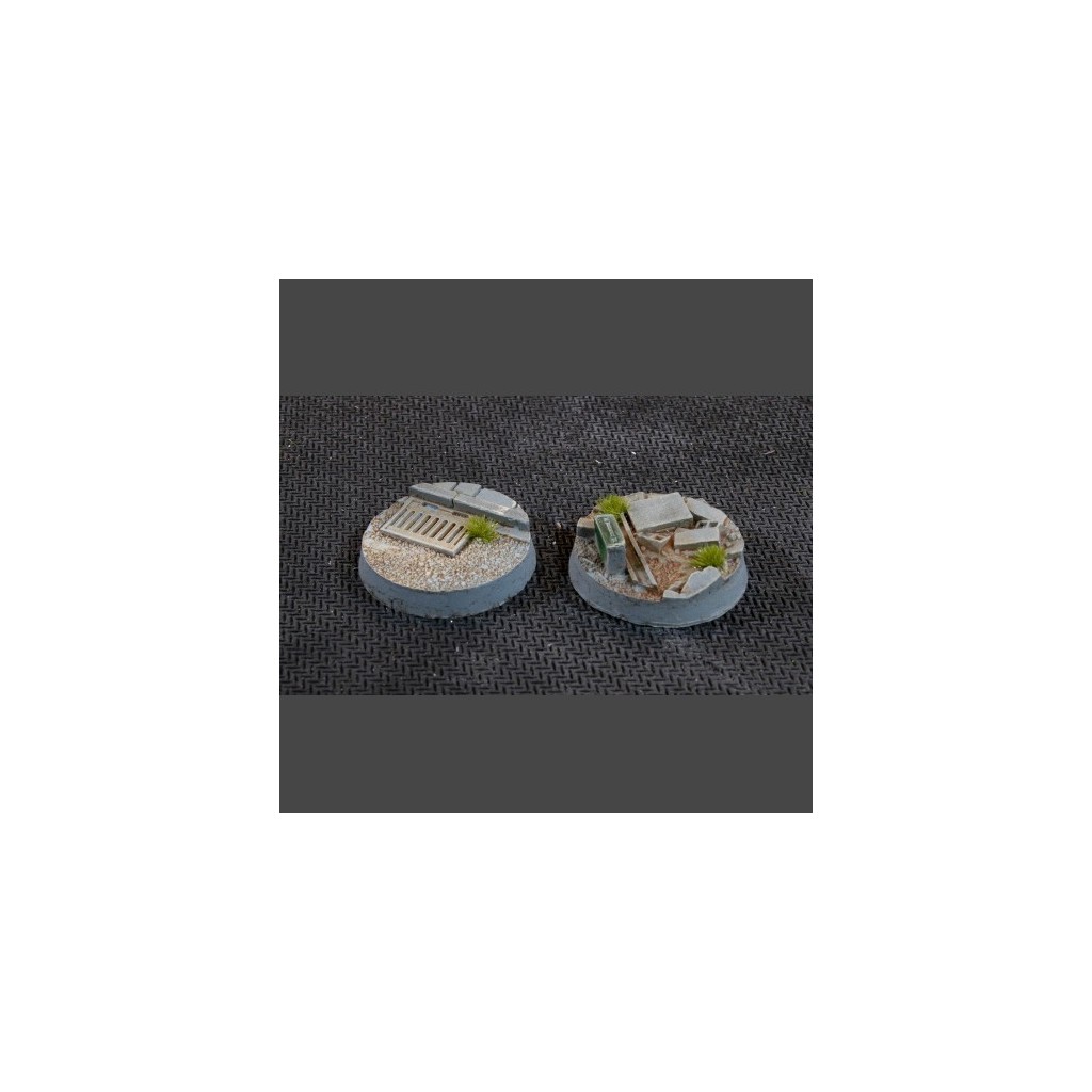 Urban Warfare Bases, Round 25mm (x10)