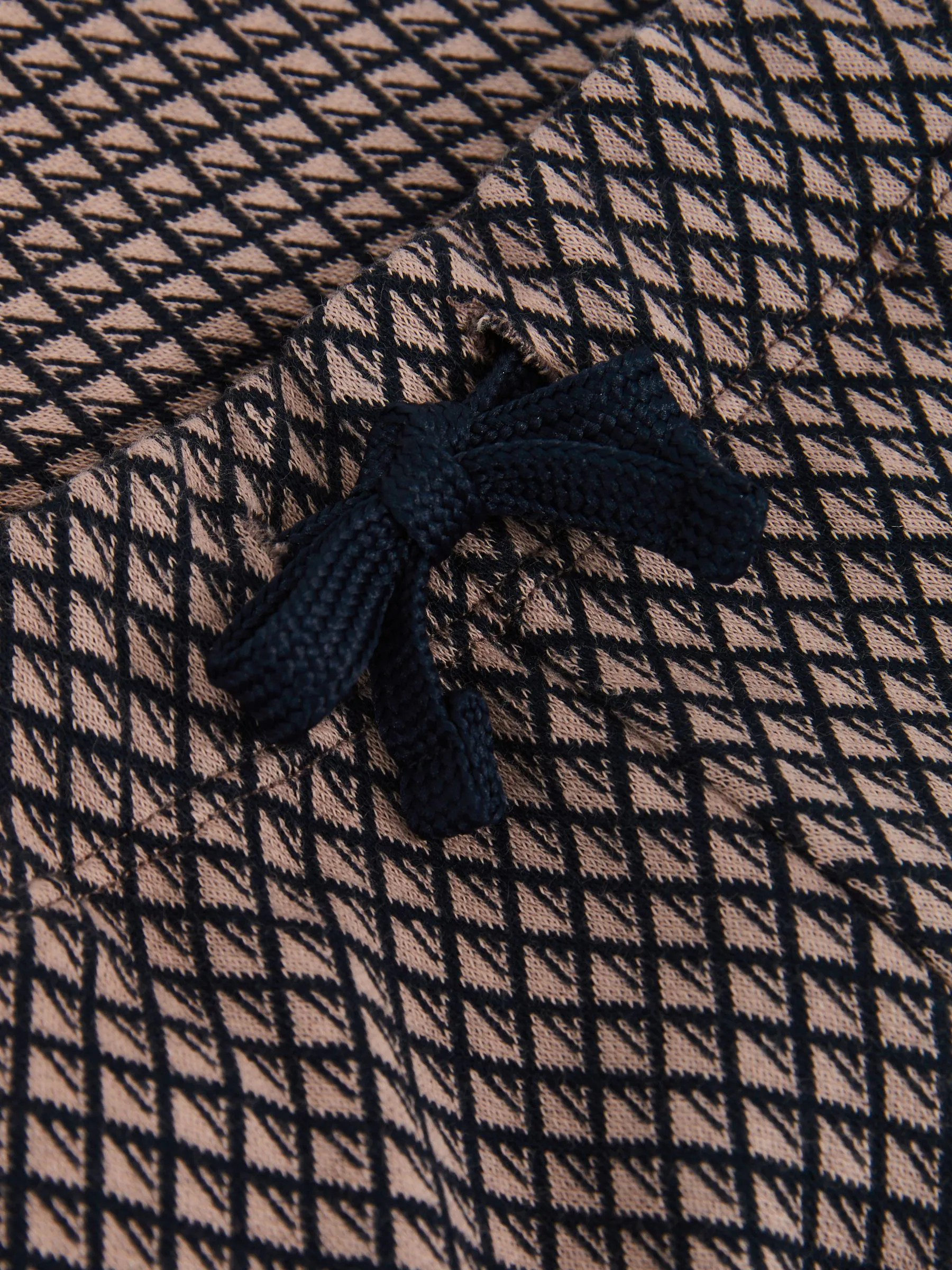 Reiss Ernie shorts van katoenmix met geometrische jacquard
