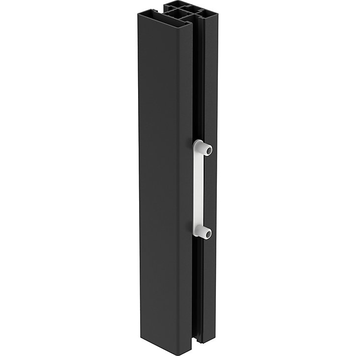 Extension poteau Alara noir h.25 cm GoodHome