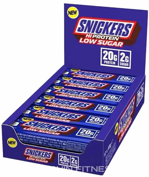 Snickers - Hi Protein - Low Sugar - 12 Repens - Hazelnut