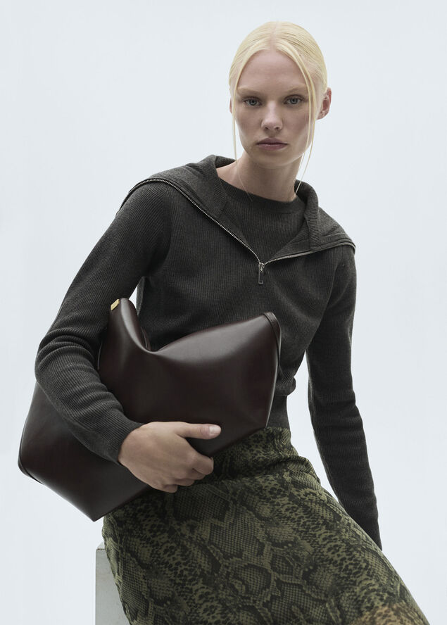 MANGO SWEATER. -- ERSILIA Charcoal
