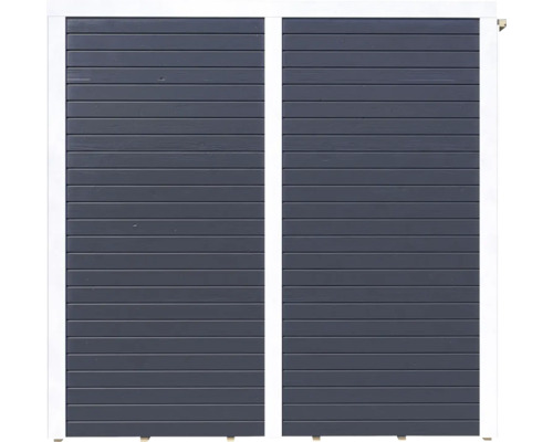 Cubo 3 tuinhuis met vloer, 337 x 240 cm, antraciet