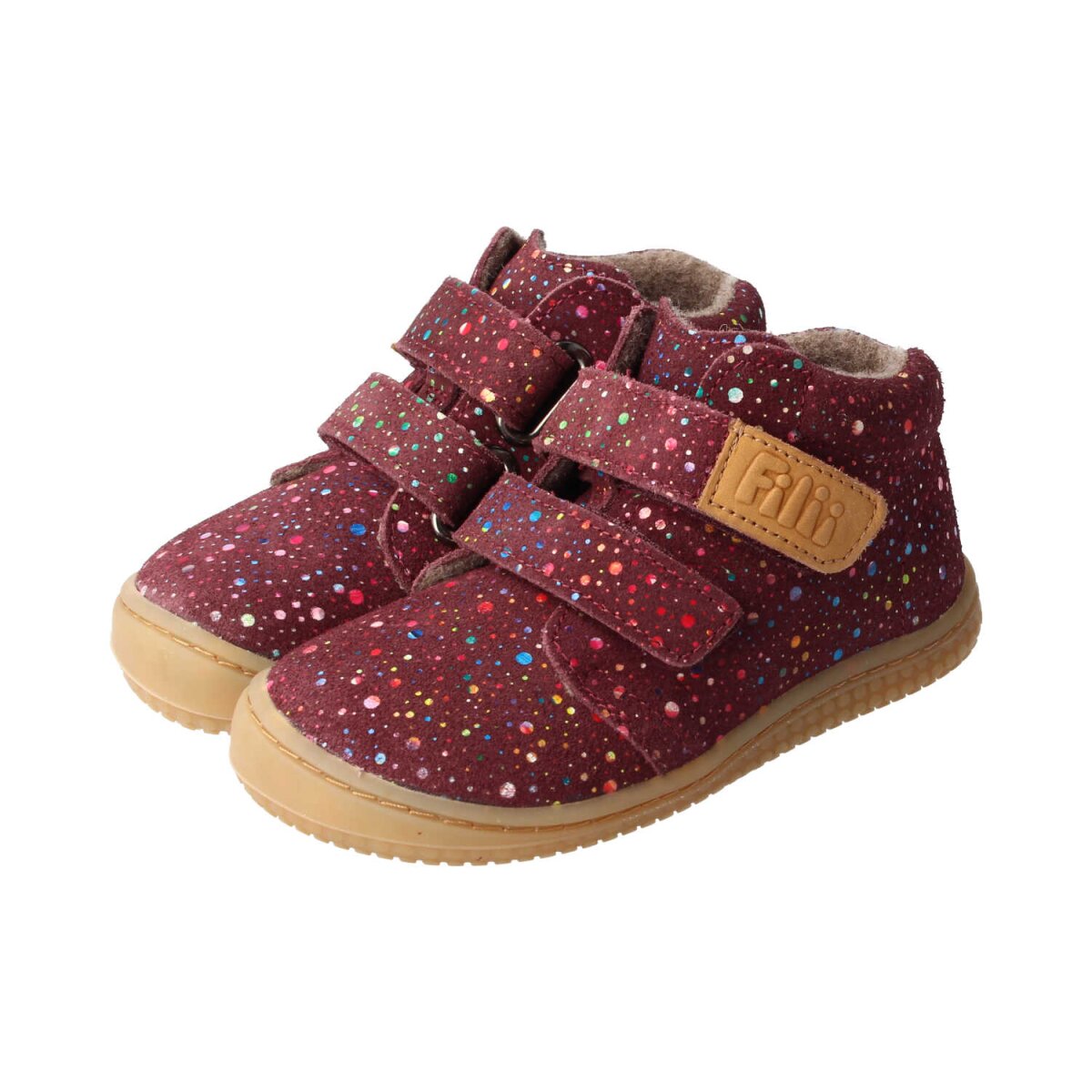 WL4213-F6 mult.berry FOXY velours fleece velcro Weite/W