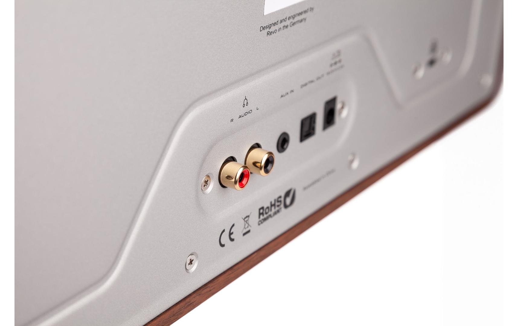 DAB+ Radio Superconnect Stereo Weiss<br>Hybrid-Multifunktionsradio mit OLED-Display, WLAN und Bluetooth