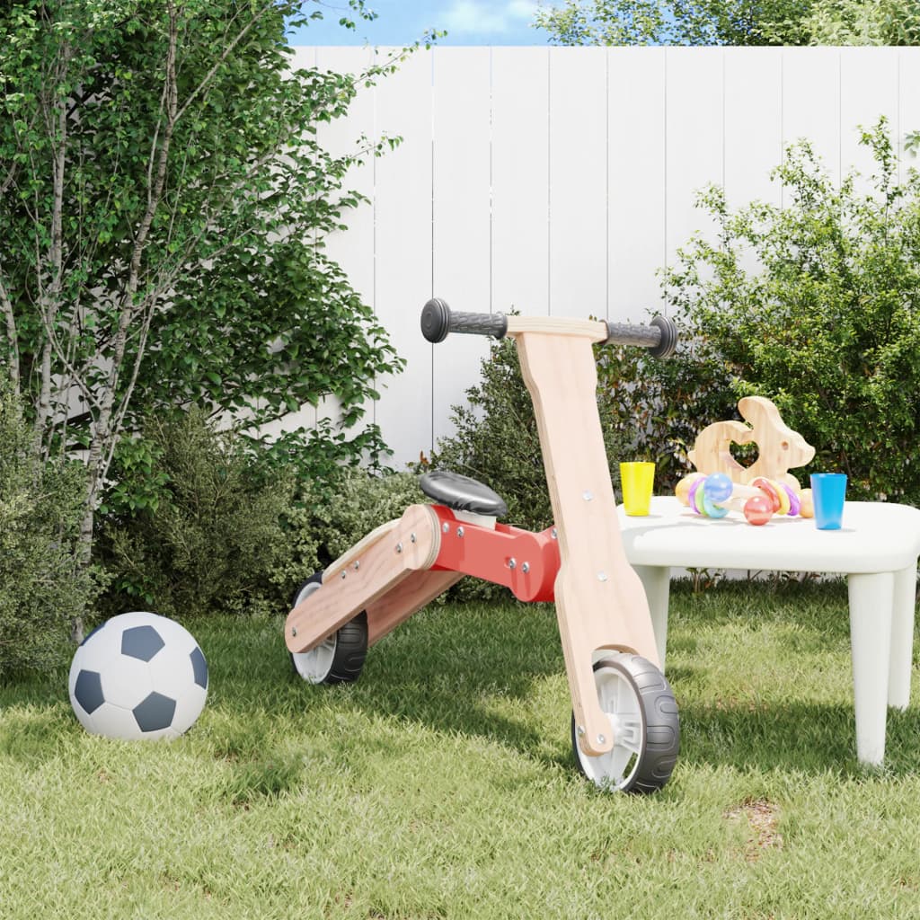 Trottinette pour enfants 2-in-1 rouge