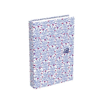 Agenda Oxford Flowers - 2 jours par page - 7,4 x 11 cm - disponible dans différentes couleurs - Hamelin