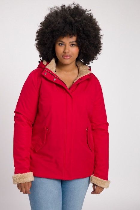 HYPRAR Funktionsjacke, wasserabweisend, Webpelz