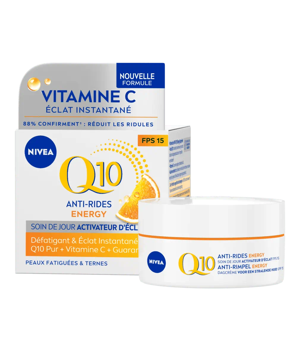 SOIN JOUR ACTIVATEUR D'ÉCLAT Q10 ANTI-RIDES ENERGY FPS 15