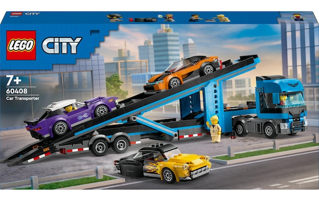 LEGO® Spielbausteine »City Autotransporter mit Sportwagen 60408«