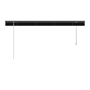 GAMMA aluminum jaloezie 25 mm zwart (kleurnr. 203) 140x250 cm (bxh)