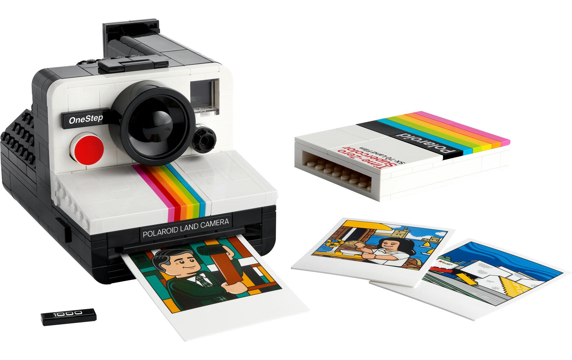 Ideas Polaroid OneStep SX-70 Sofortbildkamera 21345Nostalgisches Bauset für Kamerafans