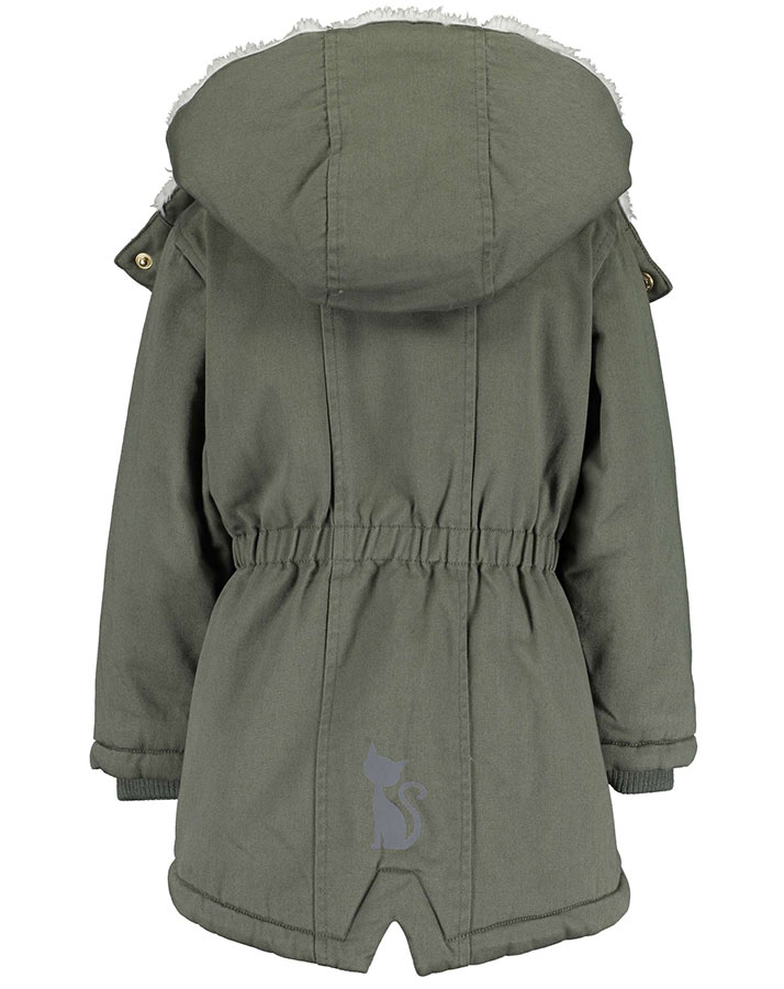 Winter-Parka LEO CATS mit Innenfleece in grün