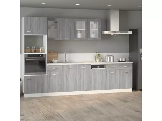 Armoire de plancher à tiroir Sonoma gris 80x46x81,5 cm