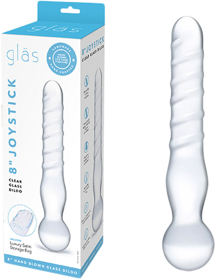 Gläs GLAS - JOYSTICK CLEAR GLASS DILDO Transparent