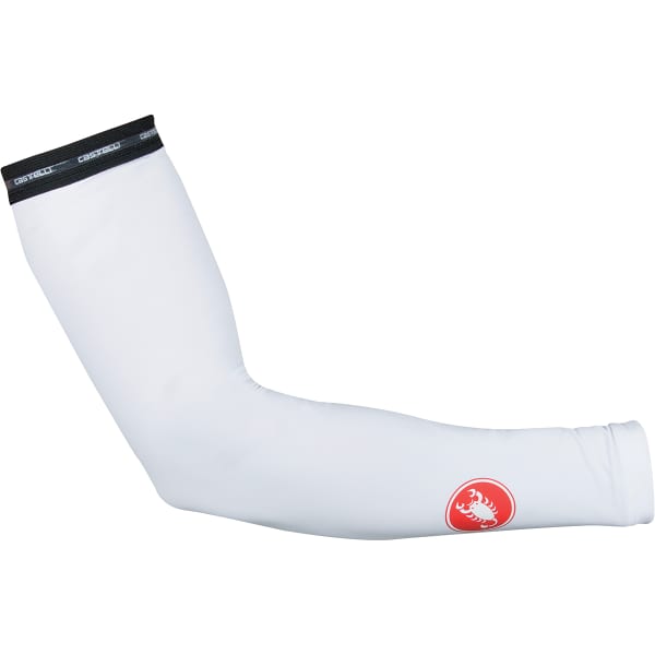 Manchette vélo CASTELLI MANCHETTES UPF 50+ LIGHT BLANC
