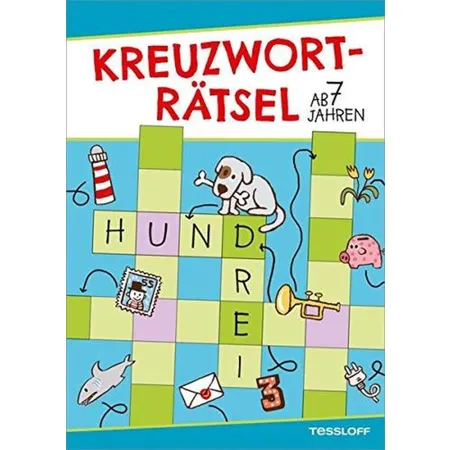 Tessloff Kreuzworträtsel ab 7 Jahren (Blau/Hund)