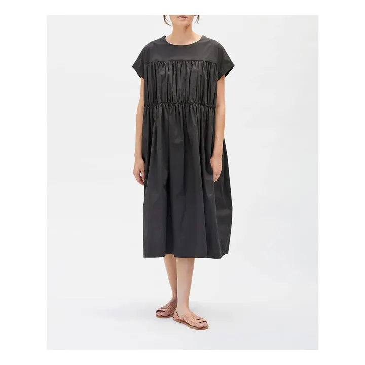 Black Crane Robe Curtain | Gris charbon