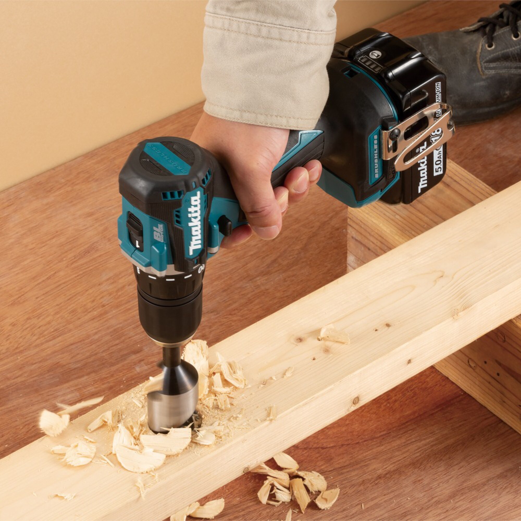 Makita Bohrschrauber Akku-Bohrschrauber DDF487Z, 18Volt
